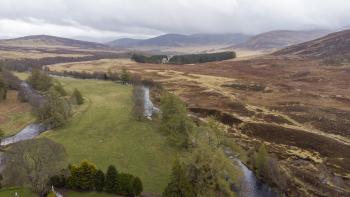 Looking east down Glenesk