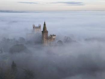 Dunfermline Abbey in the Fog