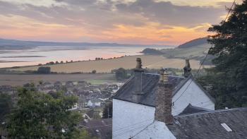 Sunrise over Newburgh looking east over the Firth of Tay