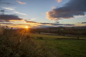 Sunset over Townhill, Dunfermline