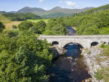 The Road over the River Meig, Strathconon, Ross-shire