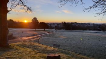 Winter Sunrise over Dunfermline, Fife