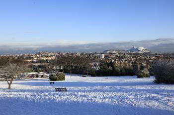 Edinburgh Winter in Polwarth, Craighouse and Craiglockhart 22-12-09