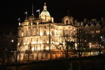 Edinburgh Christmas at night 04-12-07