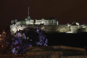 Edinburgh Christmas at night 04-12-07