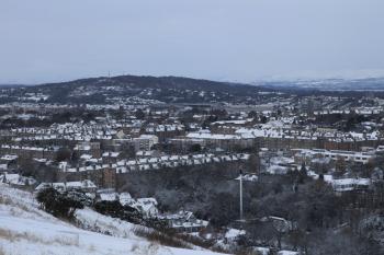 Edinburgh Sunrise Snow