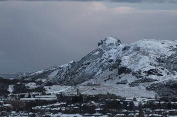 Edinburgh Sunrise Snow