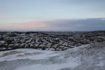 Edinburgh Sunrise Snow