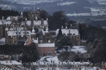 Edinburgh Sunrise Snow