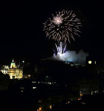 Edinburgh Tattoo Fireworks 15-08-10