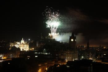 Edinburgh Tattoo Fireworks 15-08-10