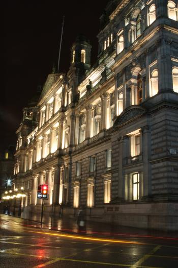 Glasgow Clyde at Night 08-11-07