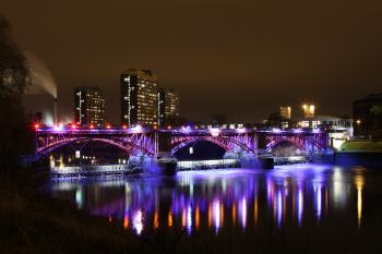 Glasgow Clyde at Night 08-11-07