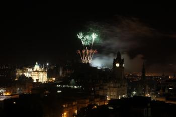 Edinburgh Tattoo Fireworks 15-08-10