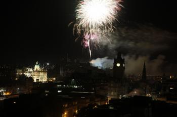 Edinburgh Tattoo Fireworks 15-08-10